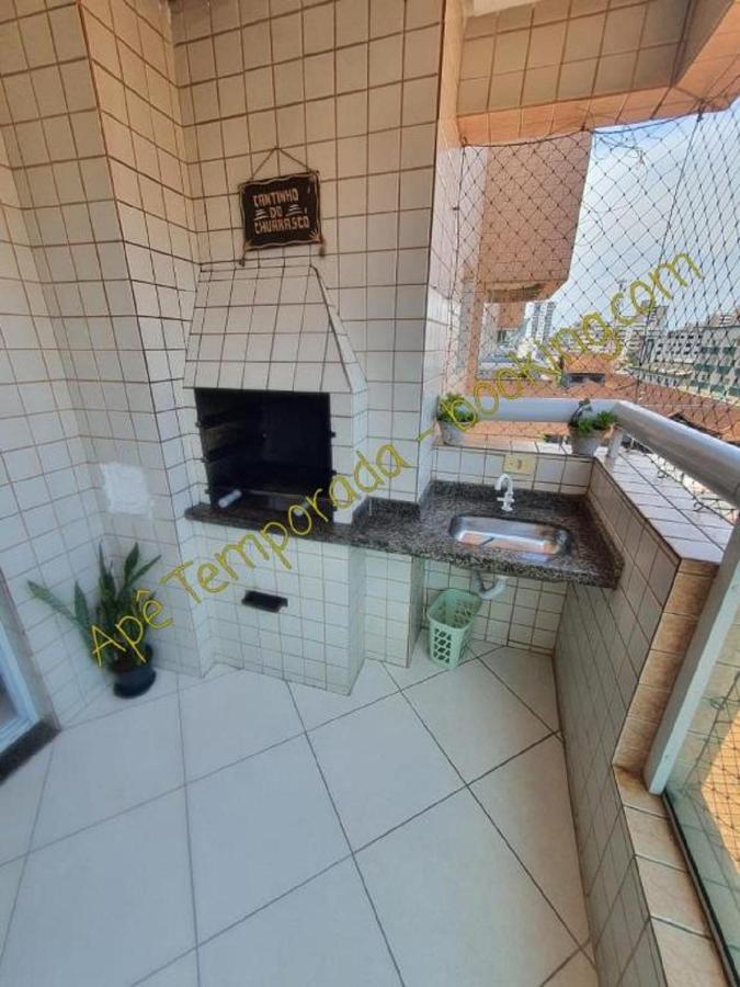 Ape Temporada Praia Grande Sp Completo Com Piscina, Churrasqueira, Estacionamento ภายนอก รูปภาพ