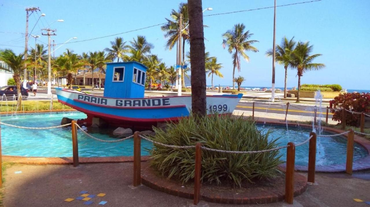 Ape Temporada Praia Grande Sp Completo Com Piscina, Churrasqueira, Estacionamento ภายนอก รูปภาพ