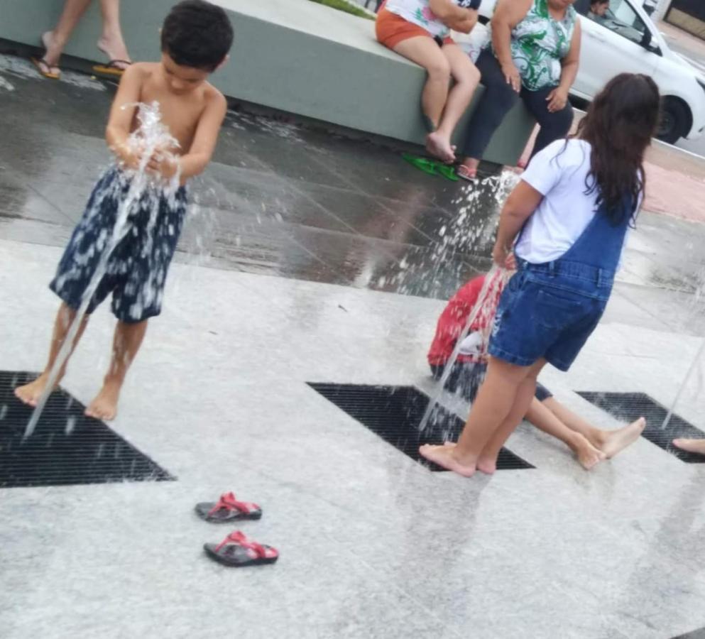 Ape Temporada Praia Grande Sp Completo Com Piscina, Churrasqueira, Estacionamento ภายนอก รูปภาพ
